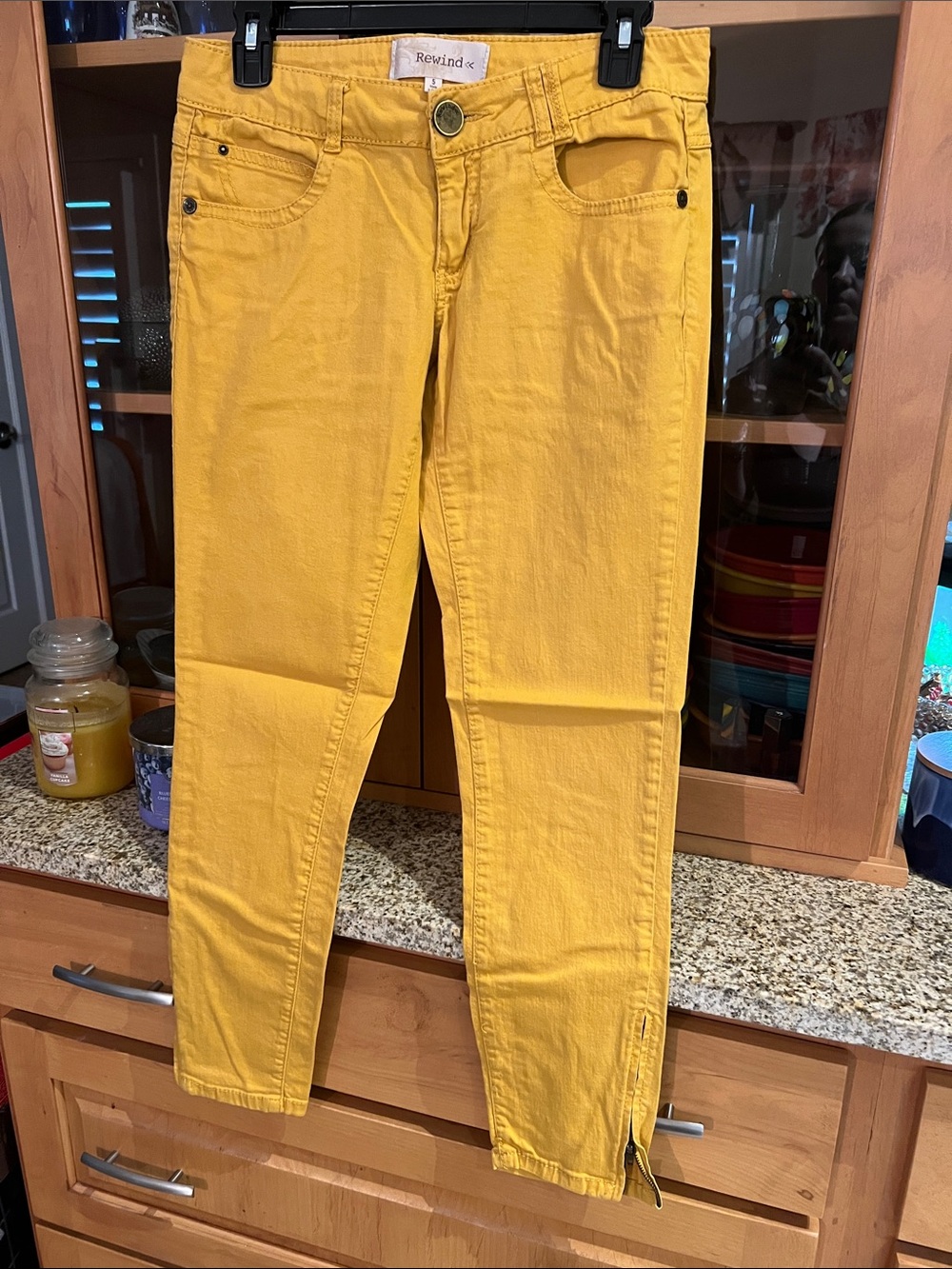 Rewind Yellow Skinny Jeans for Women